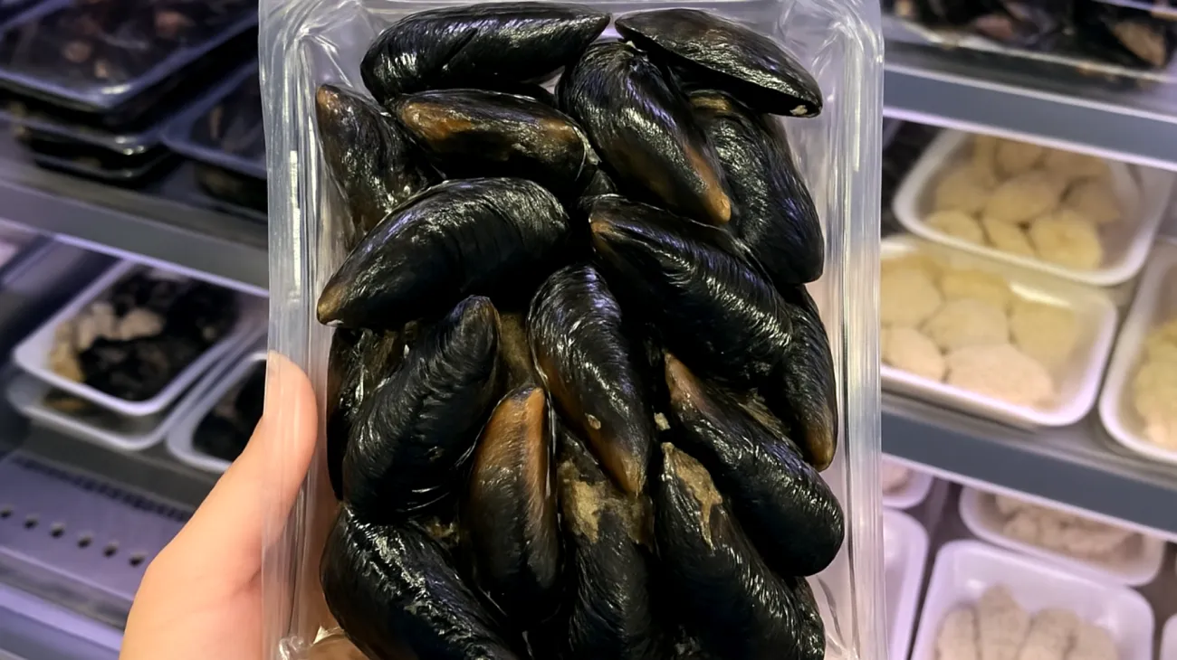 Cozze confezionate"