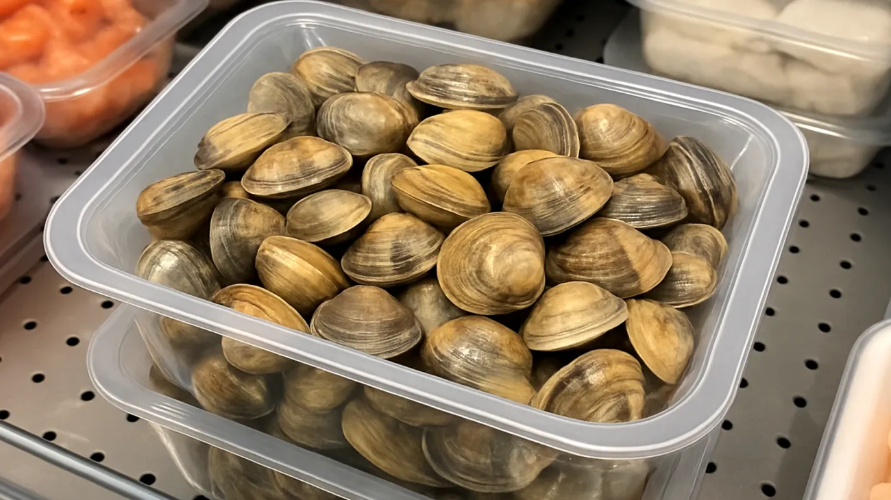 Vongole confezionate"